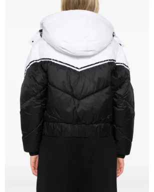 Karl Lagerfeld カラーブロック パディッドジャケット - ホワイト - サムネイル4