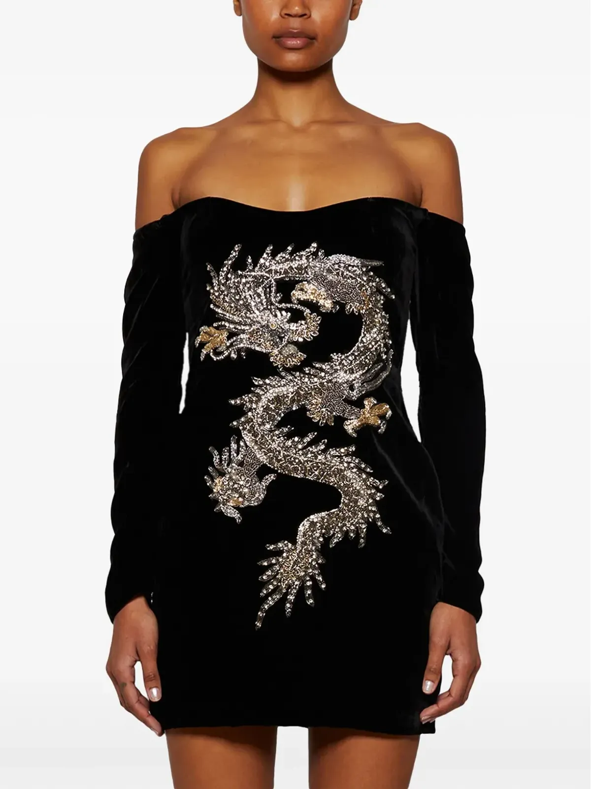 The New Arrivals Ilkyaz Ozel Selva ミニドレス - ブラック - 画像3