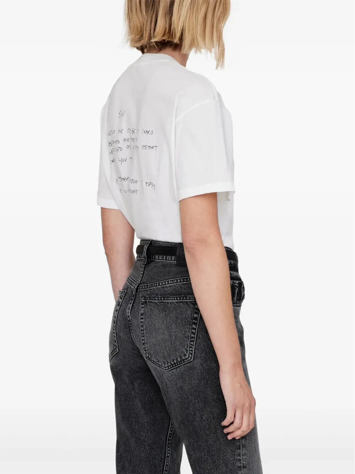 ANINE BING Walker Tシャツ - ニュートラルカラー - 画像3