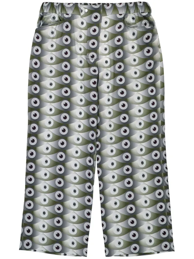 GmbH GmbH アイプリント・ワイドレッグパンツの商品画像