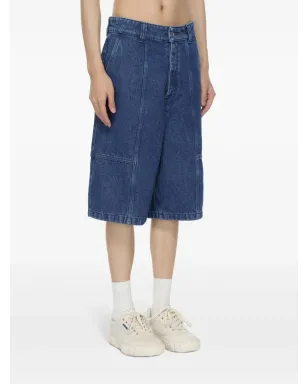 Maison Kitsuné ワークウェア デニムショーツ ブルー - サムネイル4