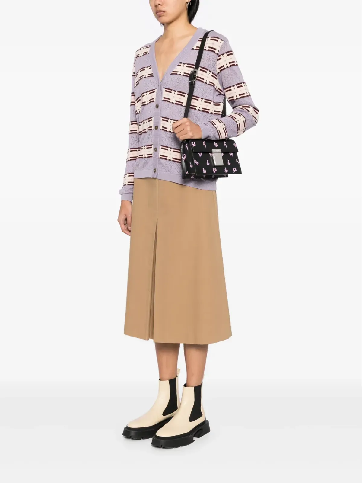 Maison Kitsuné Preppy ショルダーバッグ - ブラック - 画像2
