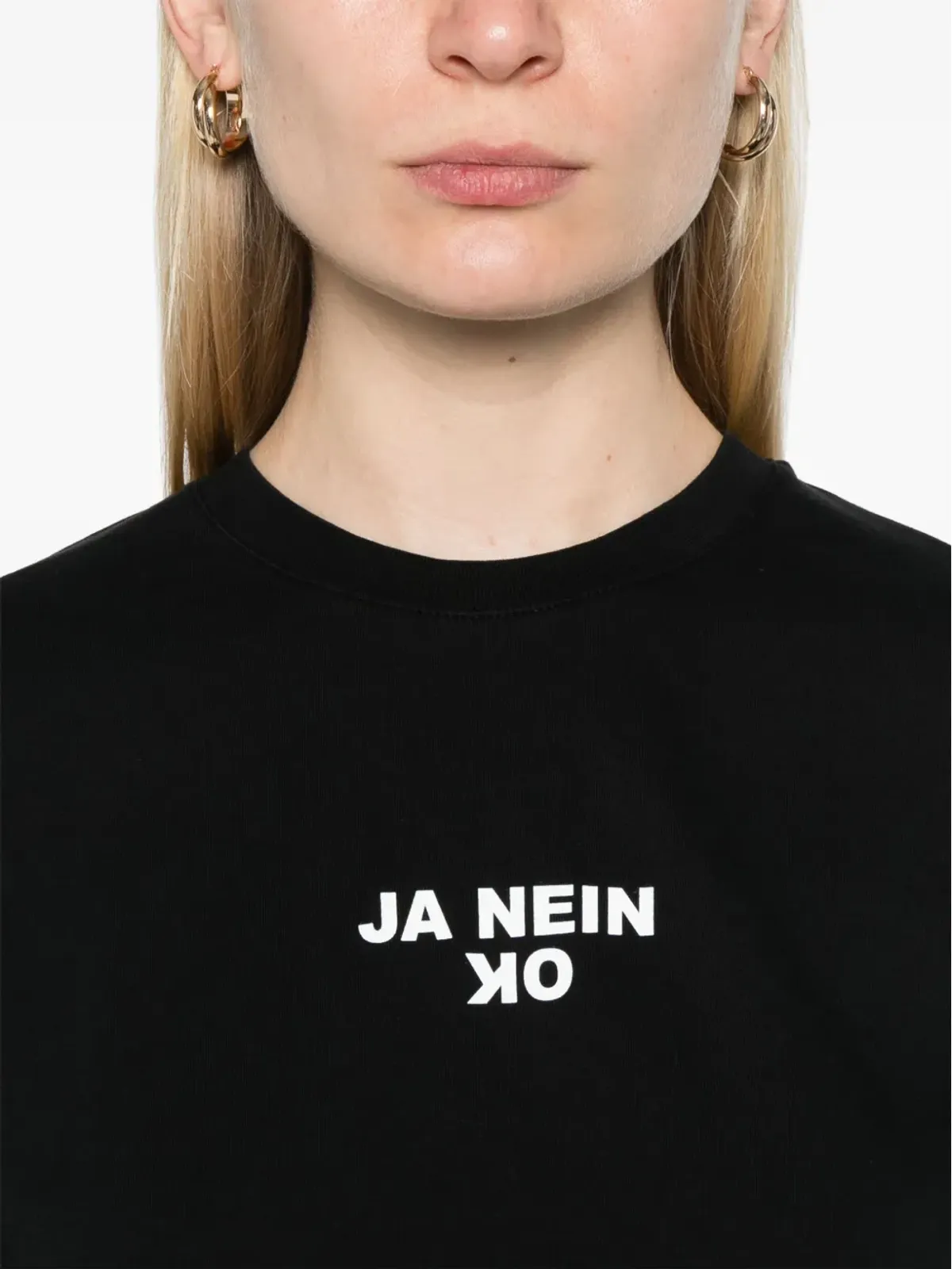MERYLL ROGGE ロゴプリントTシャツ - ブラック - 画像5