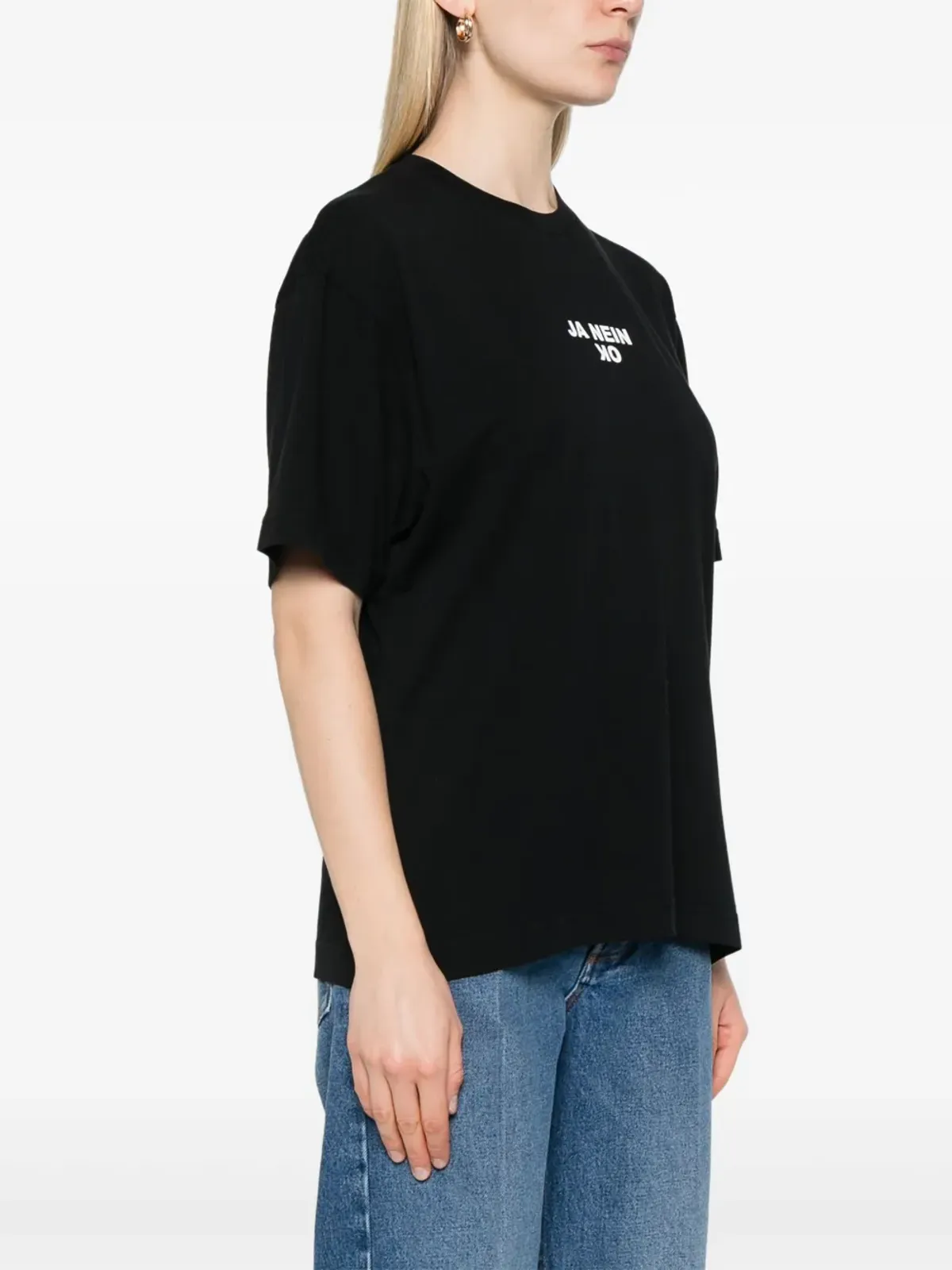 MERYLL ROGGE ロゴプリントTシャツ - ブラック - 画像3