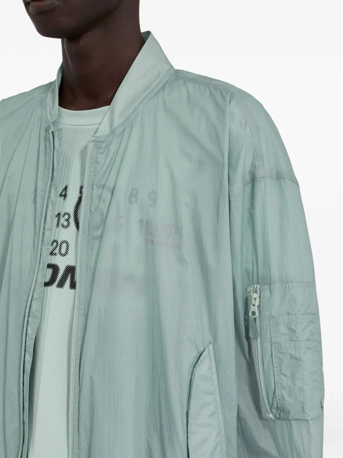 MM6 Maison Margiela X Salomon ナンバーズプリントジャケット - 画像5