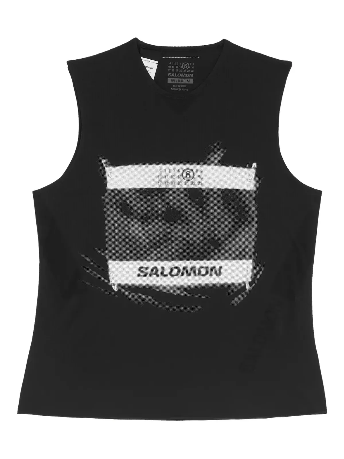 MM6 Maison Margiela X Salomon ロゴプリント タンクトップ - 画像1