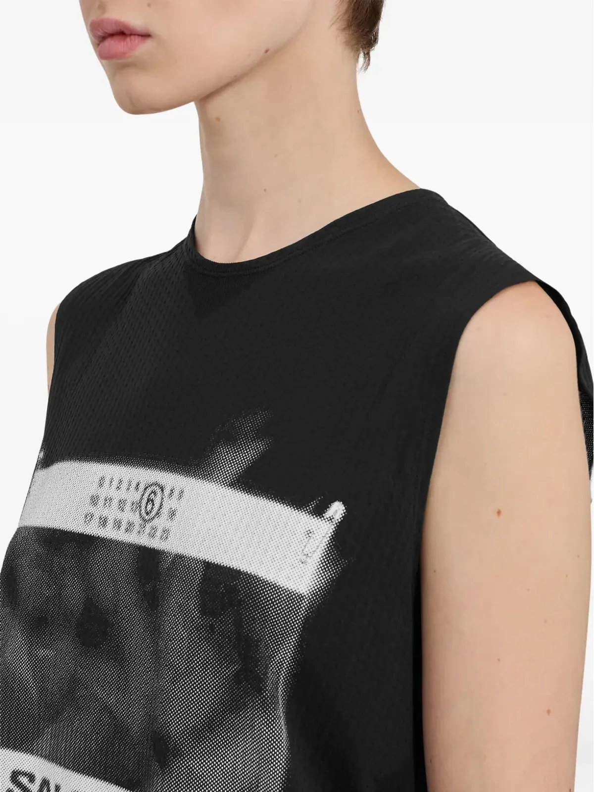 MM6 Maison Margiela X Salomon ロゴプリント タンクトップ - 画像5