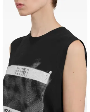 MM6 Maison Margiela X Salomon ロゴプリント タンクトップ - サムネイル5