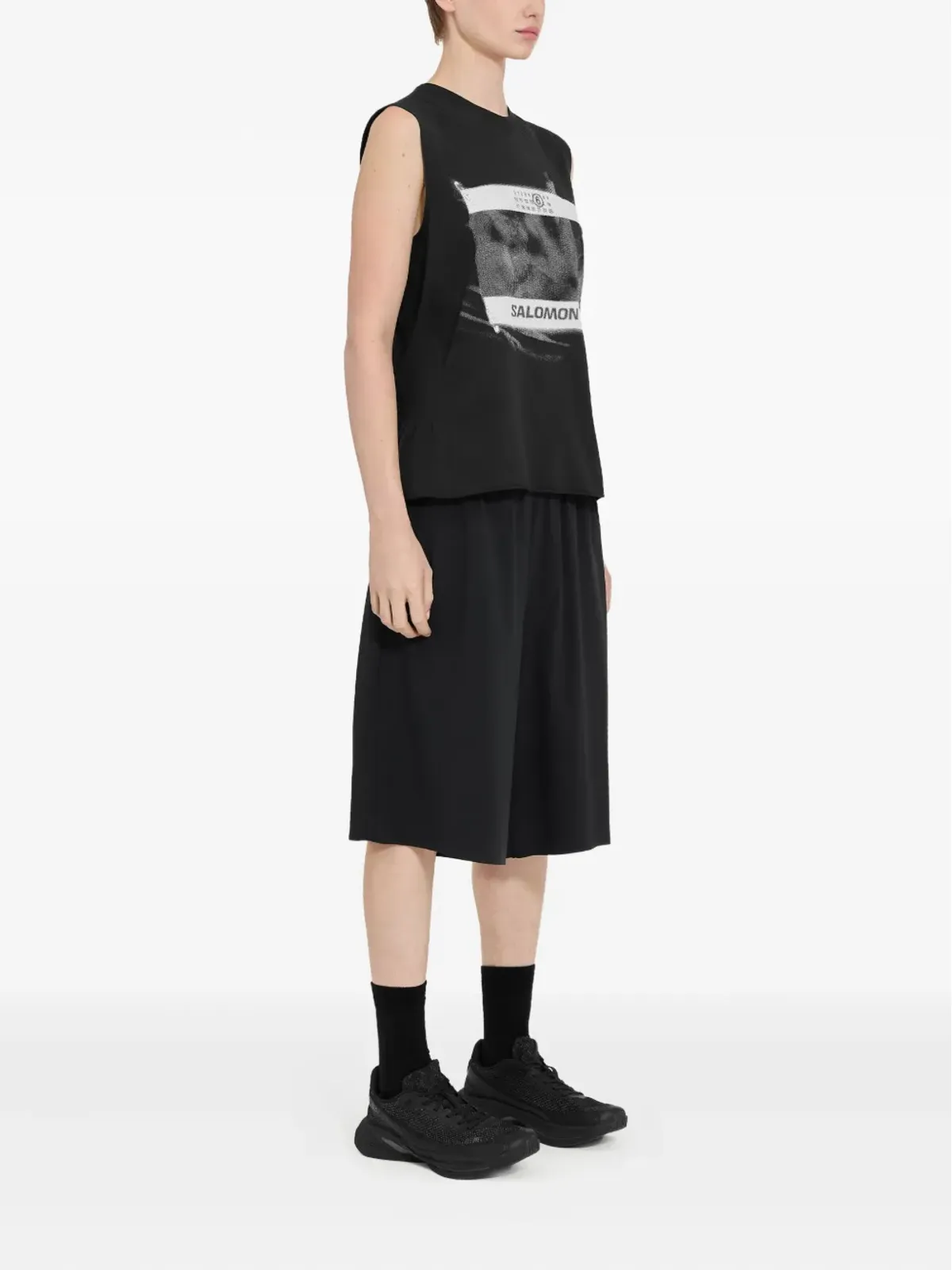 MM6 Maison Margiela X Salomon ロゴプリント タンクトップ - 画像3