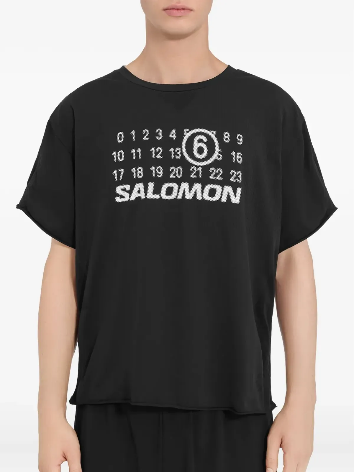 MM6 Maison Margiela X Salomon ロゴプリントTシャツ - 画像5