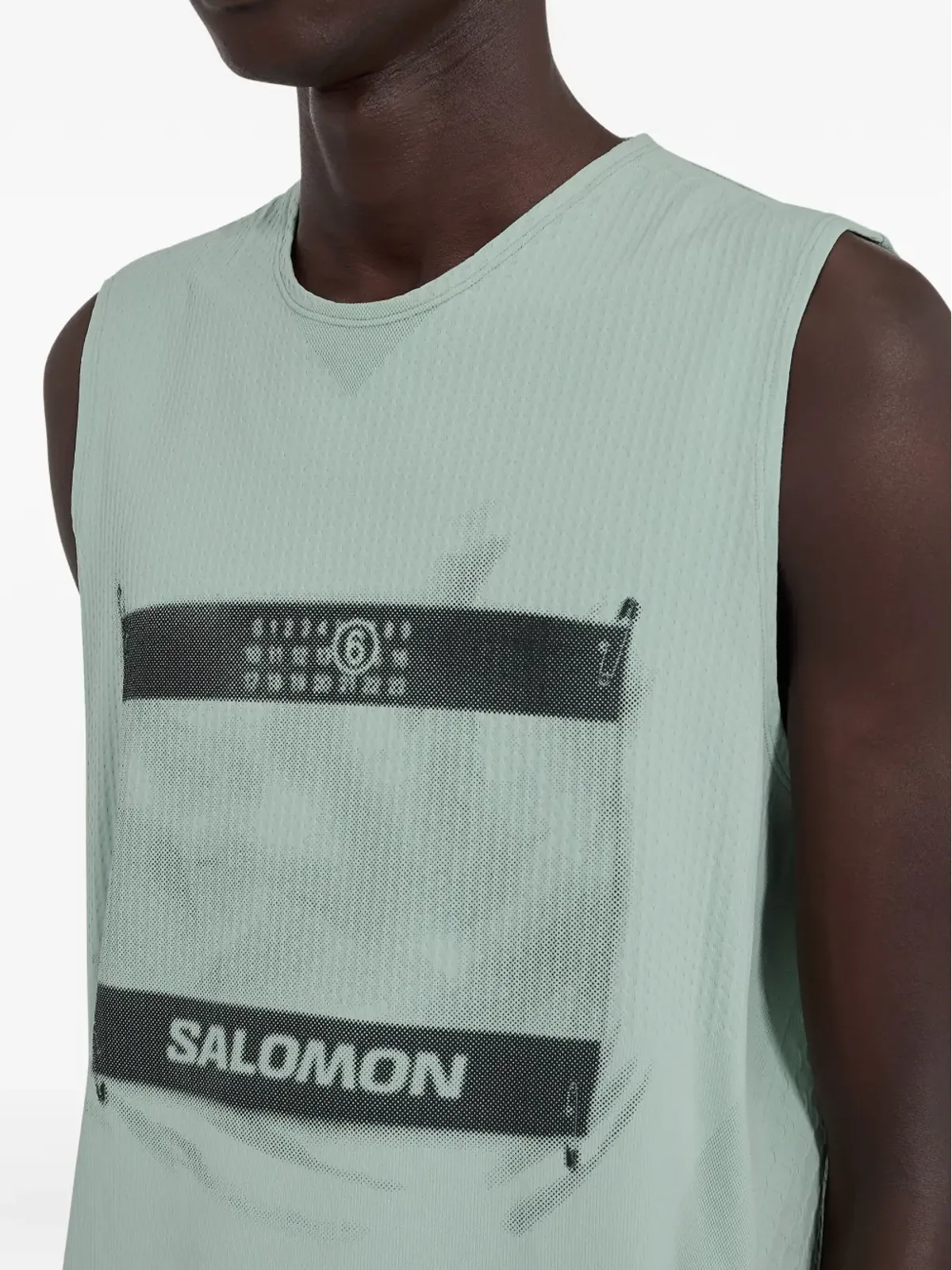 MM6 Maison Margiela X Salomon ロゴプリント タンクトップ - 画像5