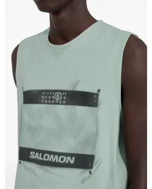 MM6 Maison Margiela X Salomon ロゴプリント タンクトップ - サムネイル5