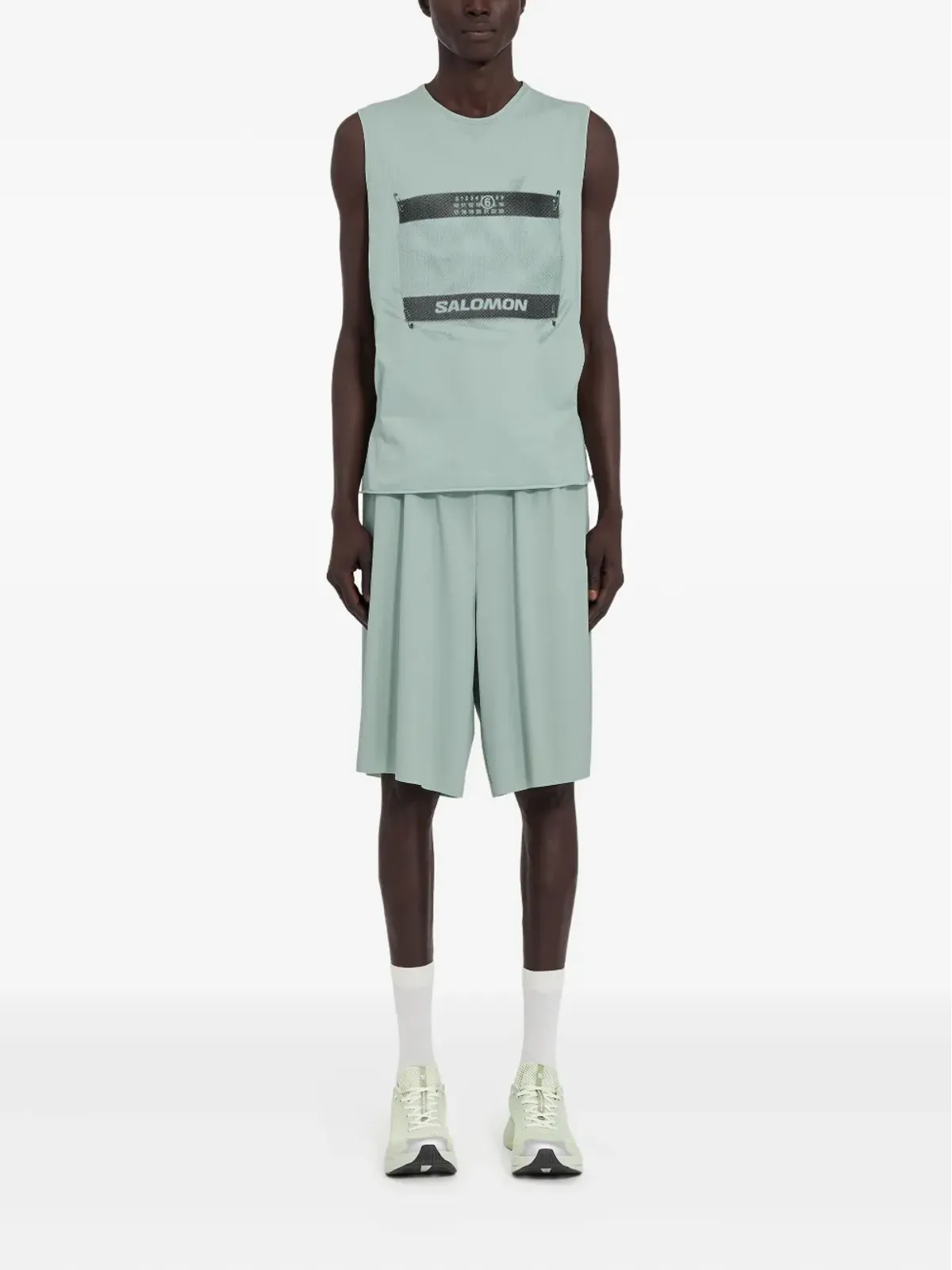 MM6 Maison Margiela X Salomon ロゴプリント タンクトップ - 画像2