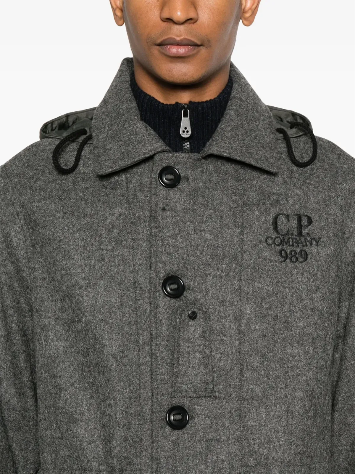 C.P. Company シェットランドコート - グレー - 画像5