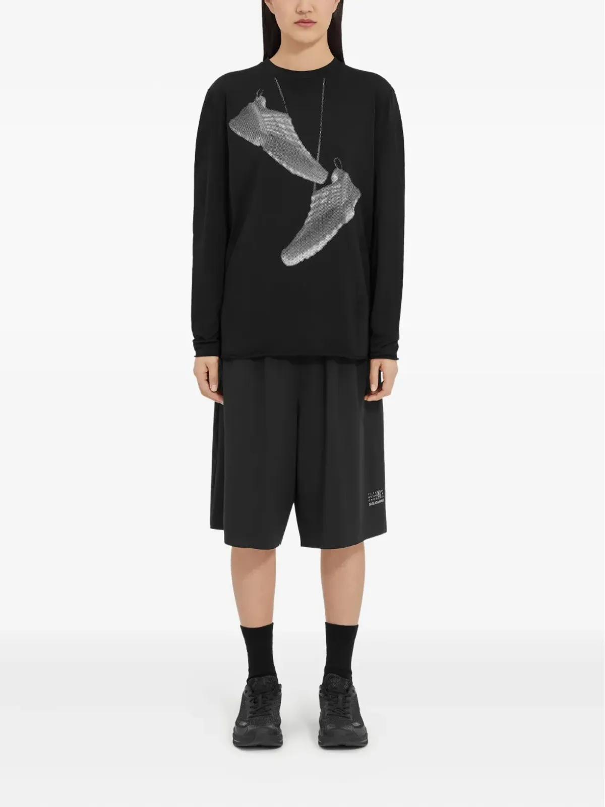 MM6 Maison Margiela X Salomon グラフィックプリント Tシャツ - 画像2
