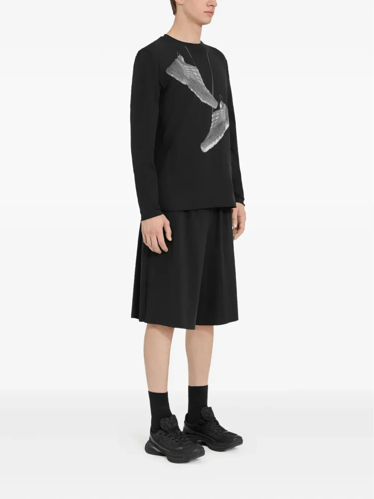 MM6 Maison Margiela X Salomon グラフィックプリントスウェットシャツ - 画像3