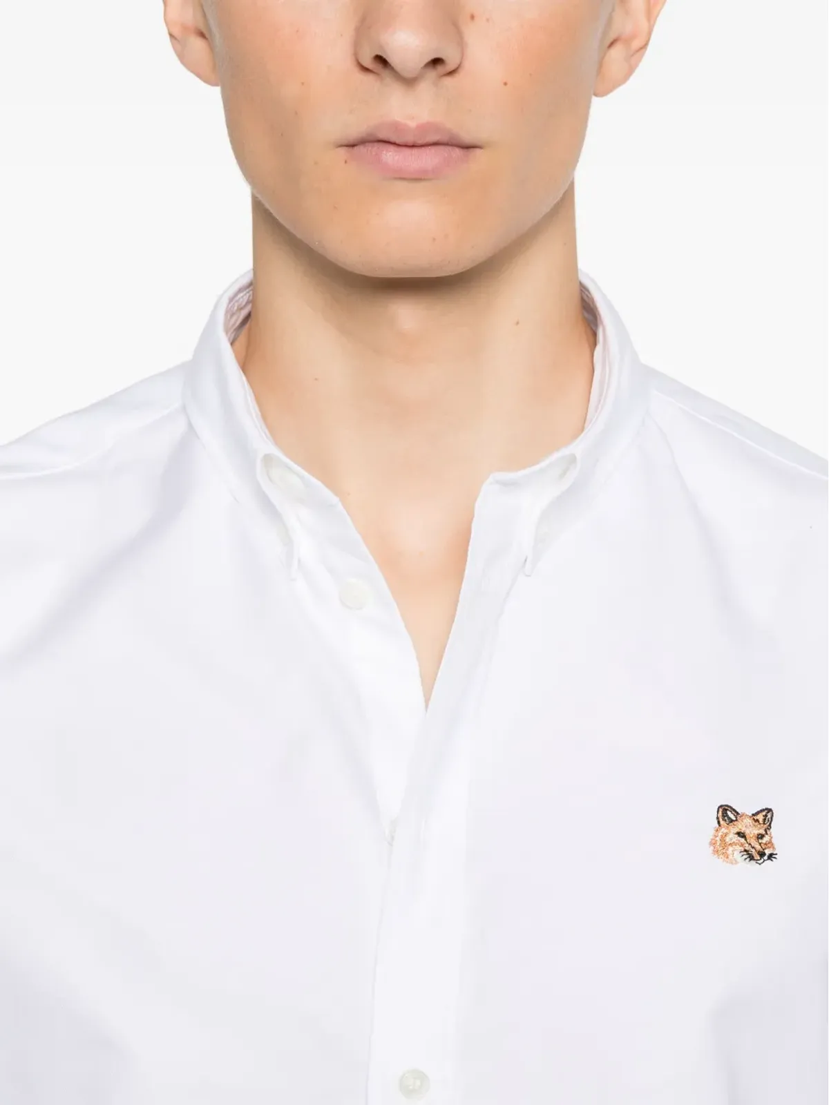 Maison Kitsuné ミニフォックスヘッド シャツ - 画像5