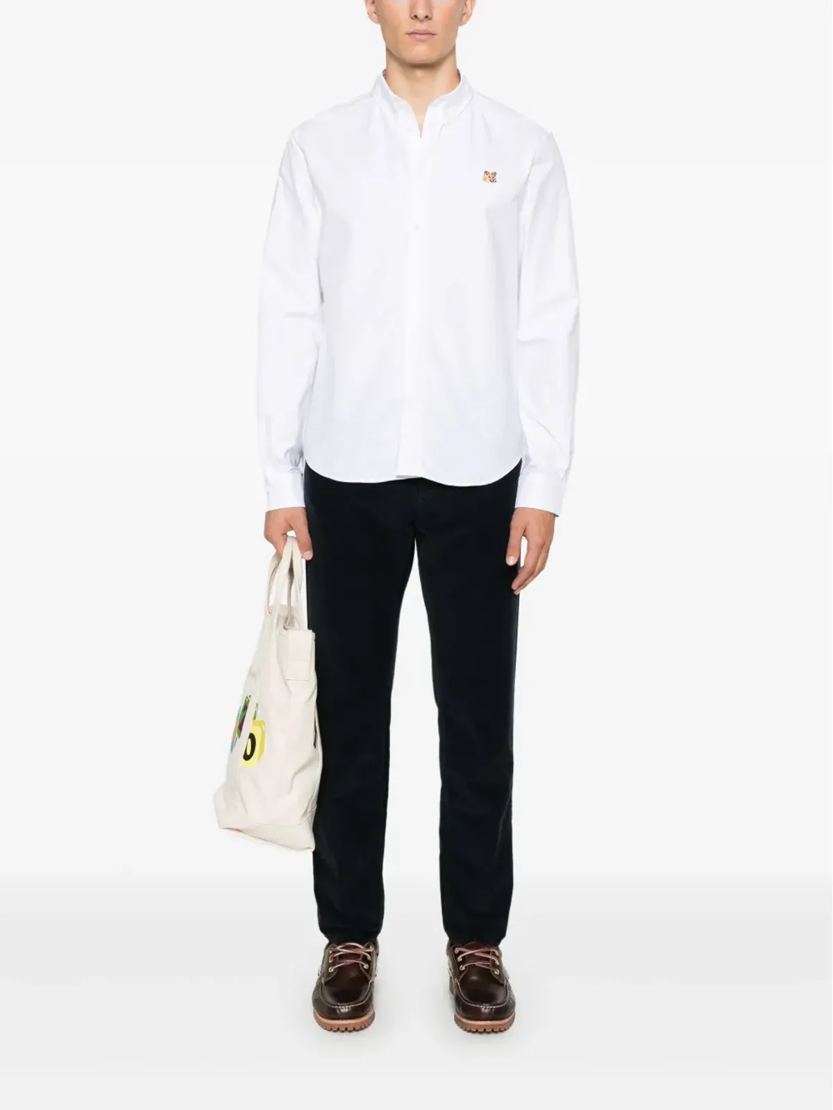 Maison Kitsuné ミニフォックスヘッド シャツ - 画像2