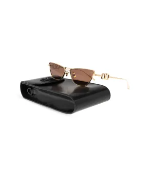 VALENTINO GARAVANI EYEWEAR VLogo Sign キャットアイサングラス - サムネイル3