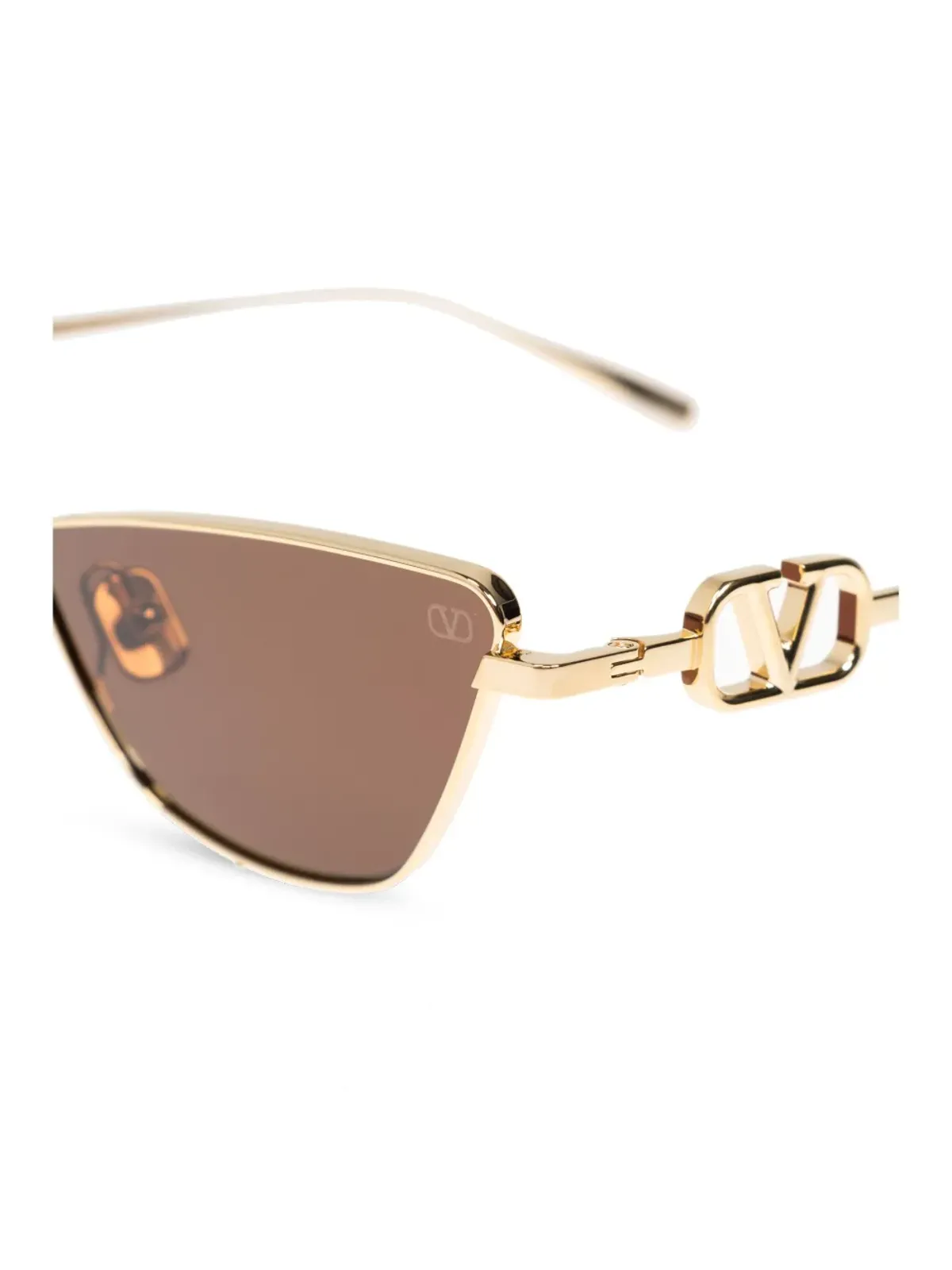 VALENTINO GARAVANI EYEWEAR VLogo Sign キャットアイサングラス - 画像4