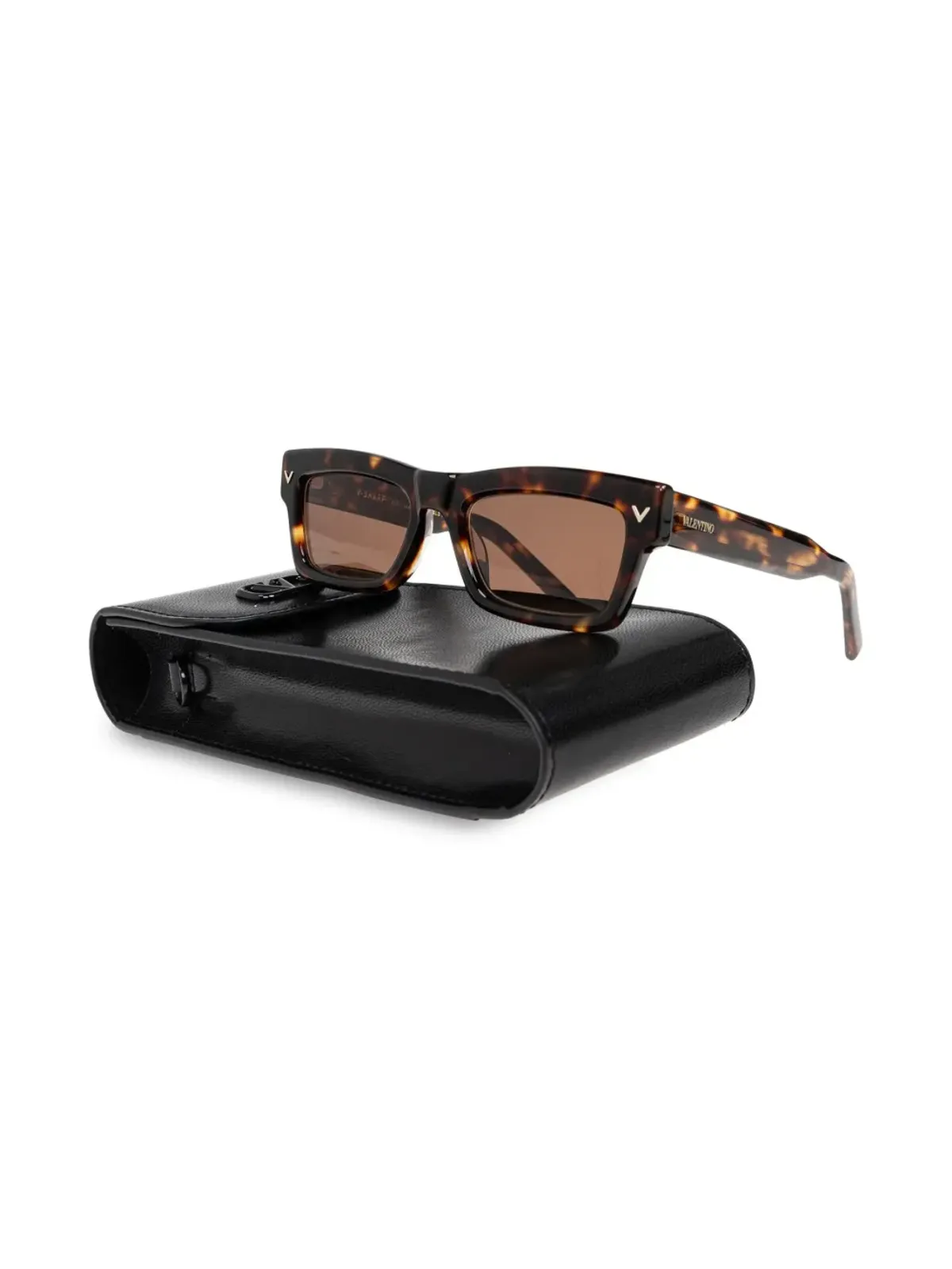 VALENTINO GARAVANI EYEWEAR V字型長方形サングラス - 画像2