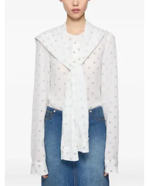 Acne Studios レイヤードタイネック ブラウス - サムネイル3