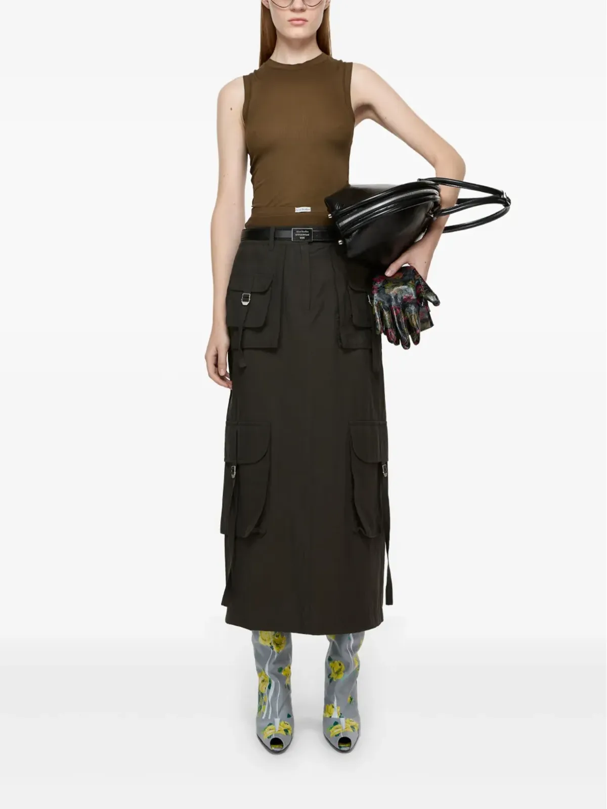 Acne Studios カーゴミディスカート - 画像2