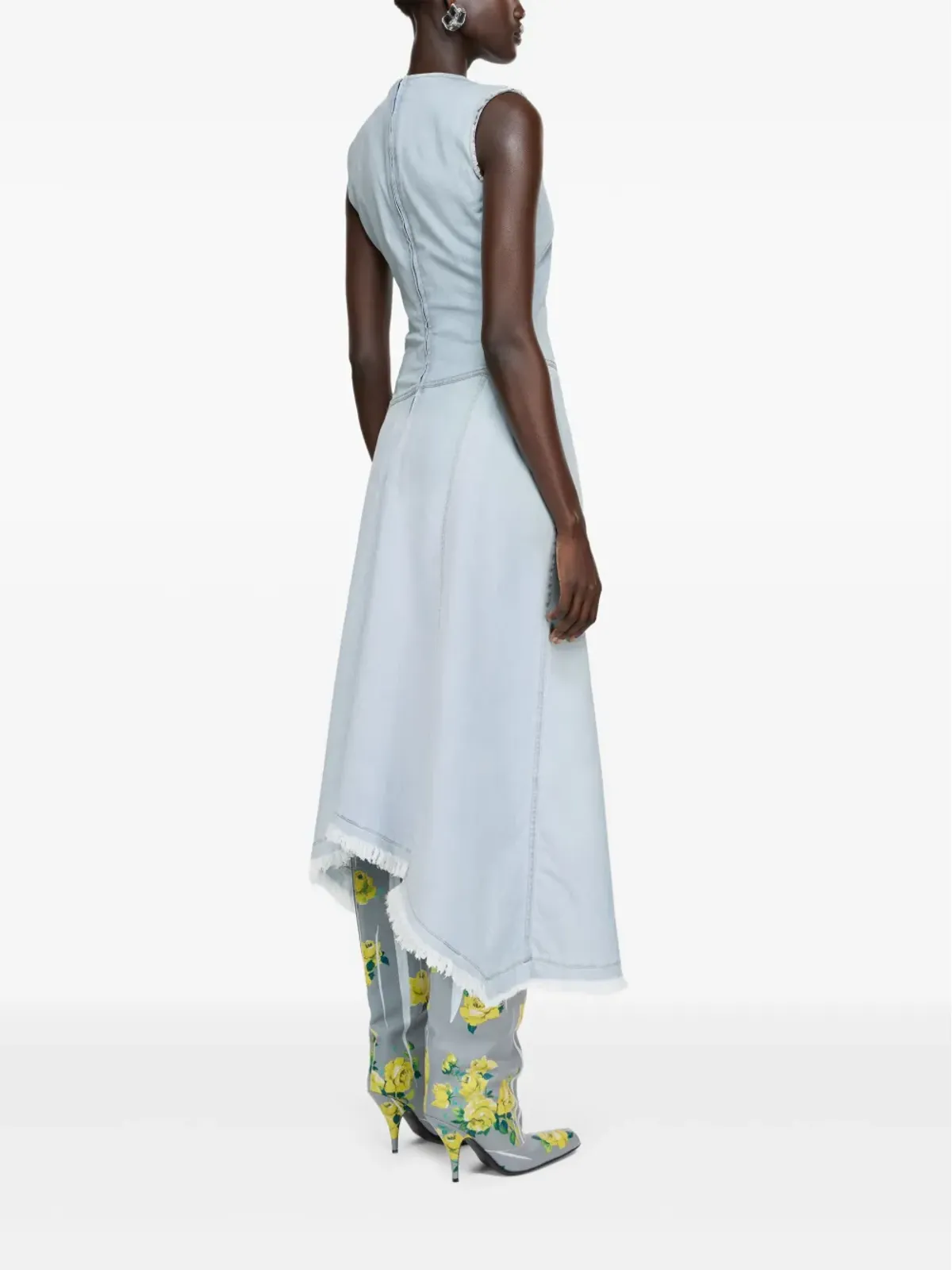 Acne Studios アシンメトリーデニムドレス - 画像3