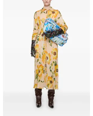 Acne Studios フローラルプリント ミディドレス - サムネイル2