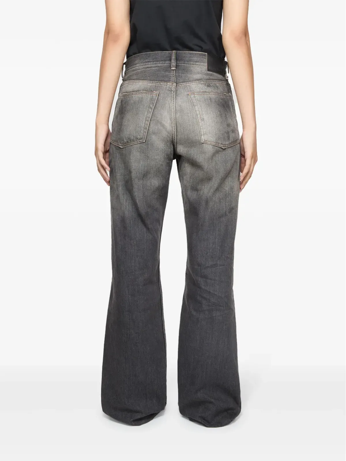 Acne Studios フェード加工のルーズジーンズ ブラック - 画像5