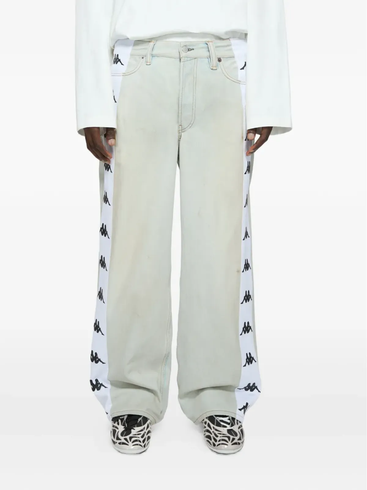 Acne Studios x Kappa ストレートレッグジーンズ - 画像3