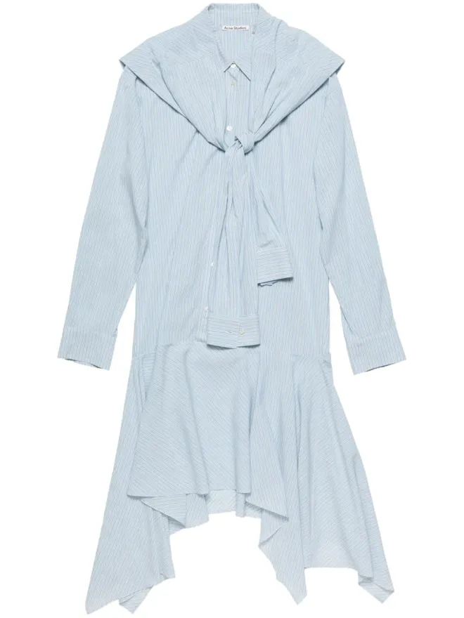 Acne Studios Acne Studios ストライプ柄ミディドレスの商品画像
