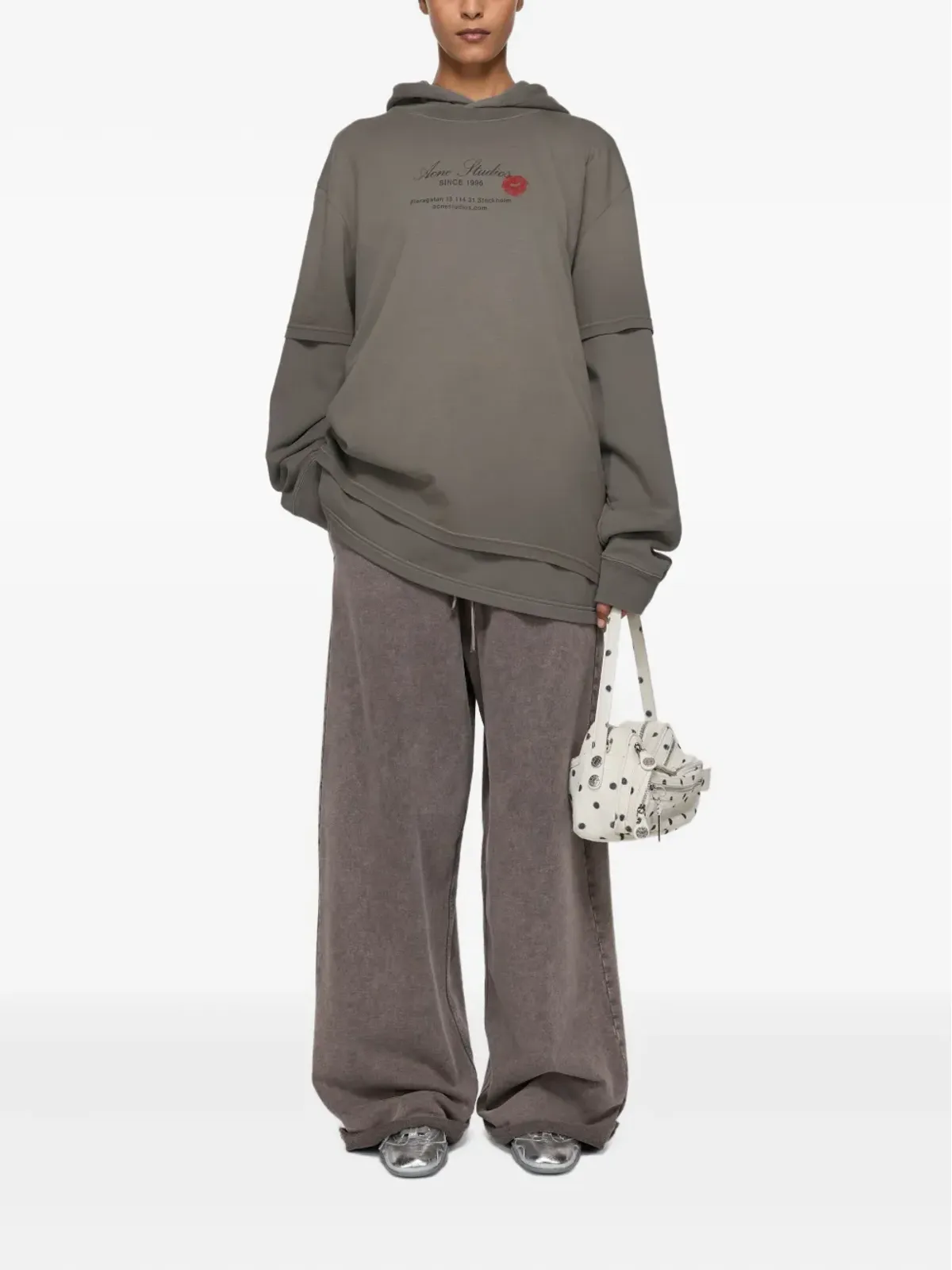 Acne Studios ダブルレイヤー フーディ - 画像2