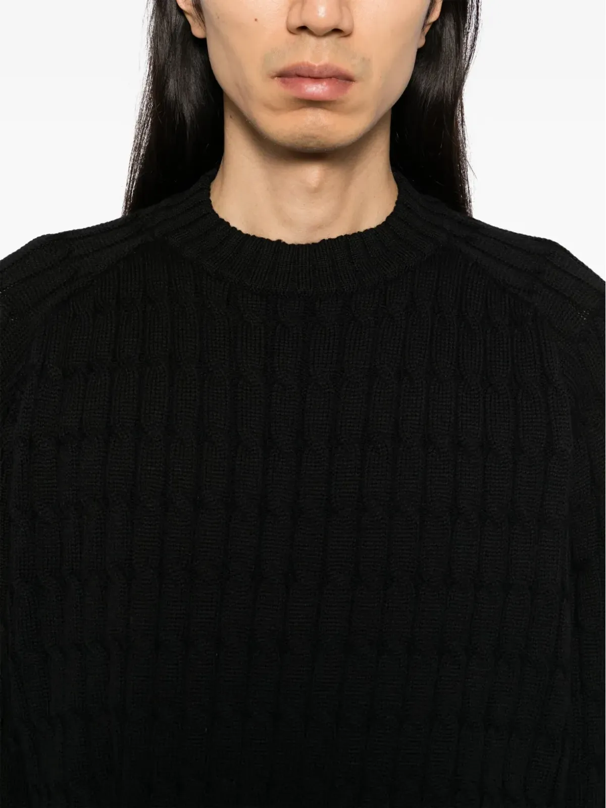 LGN LOUIS GABRIEL NOUCHI ケーブルニット プルオーバーセーター - 画像5