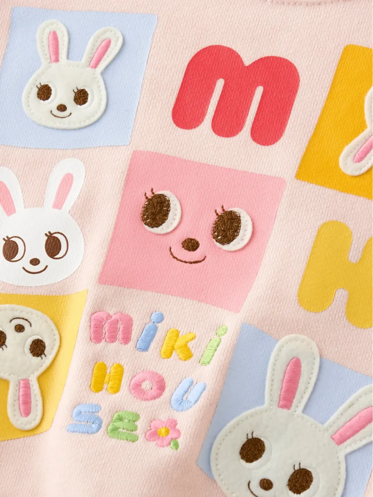 Miki House うさぎプリントスウェット - 画像3