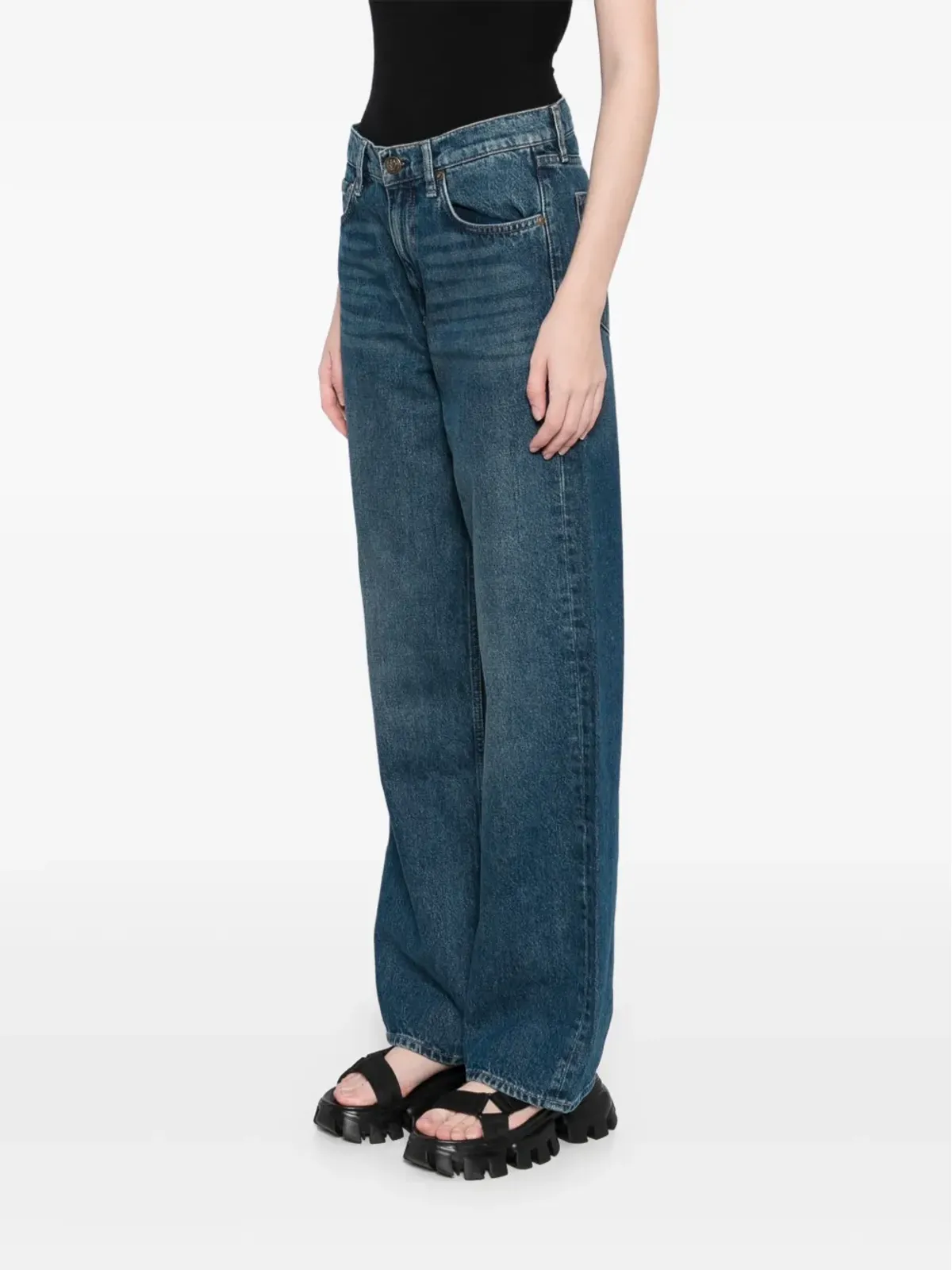 rag & bone シア ハイライズ・ストレートジーンズ - 画像3