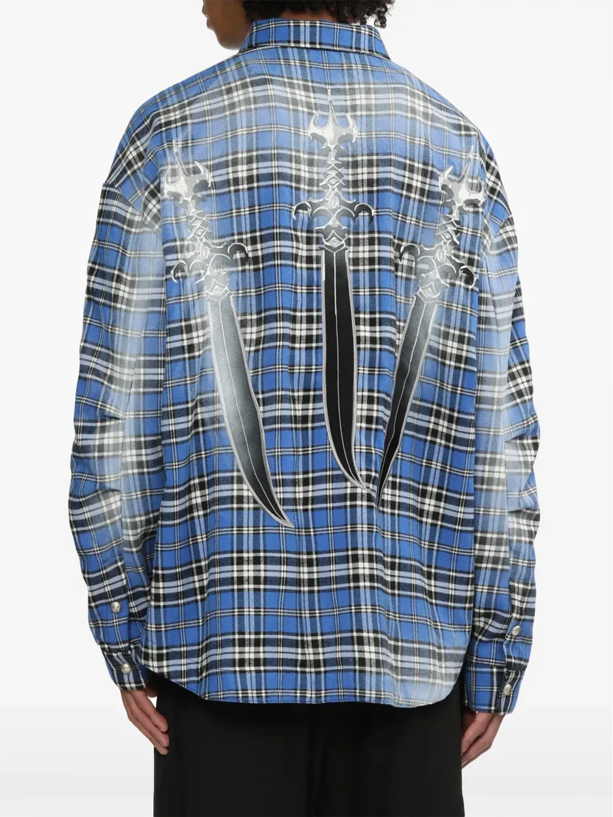 THUG CLUB チェック柄シャツ - 画像4