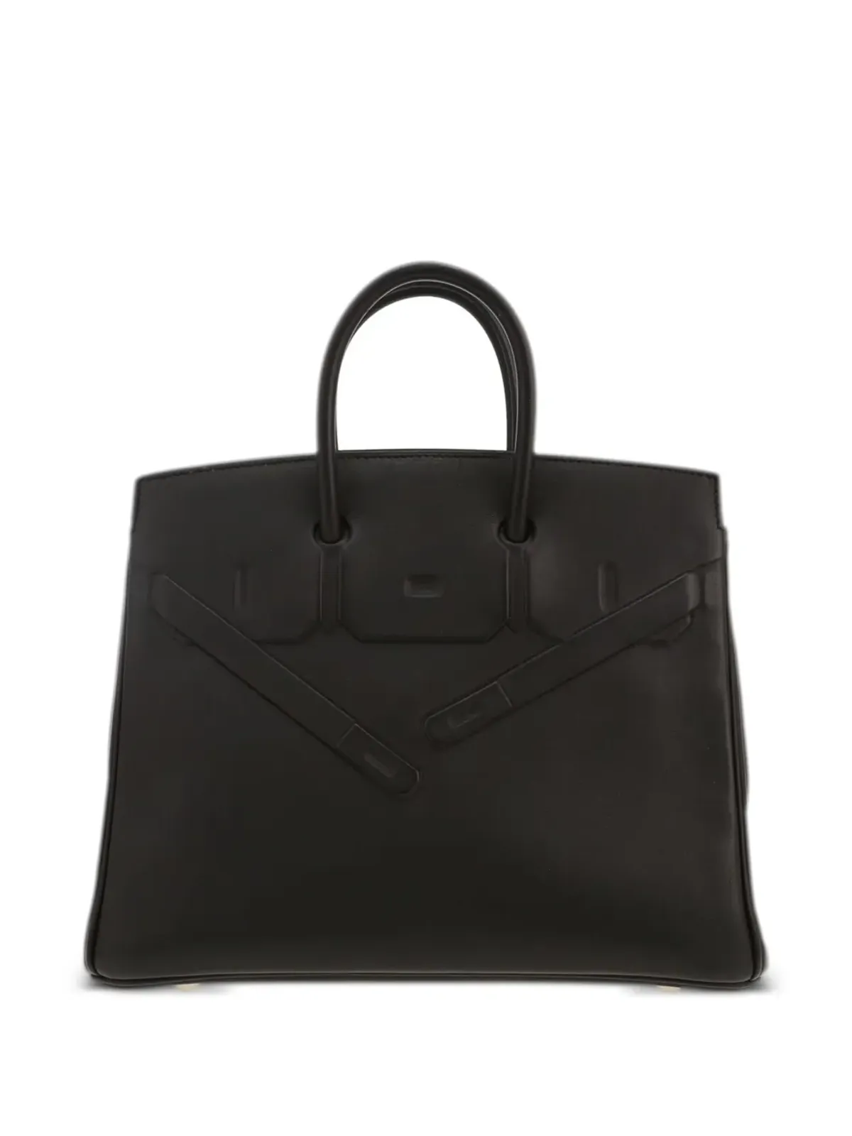 Hermès ビンテージ 2021 バーキン シャドウ ハンドバッグ - ブラック - 画像1