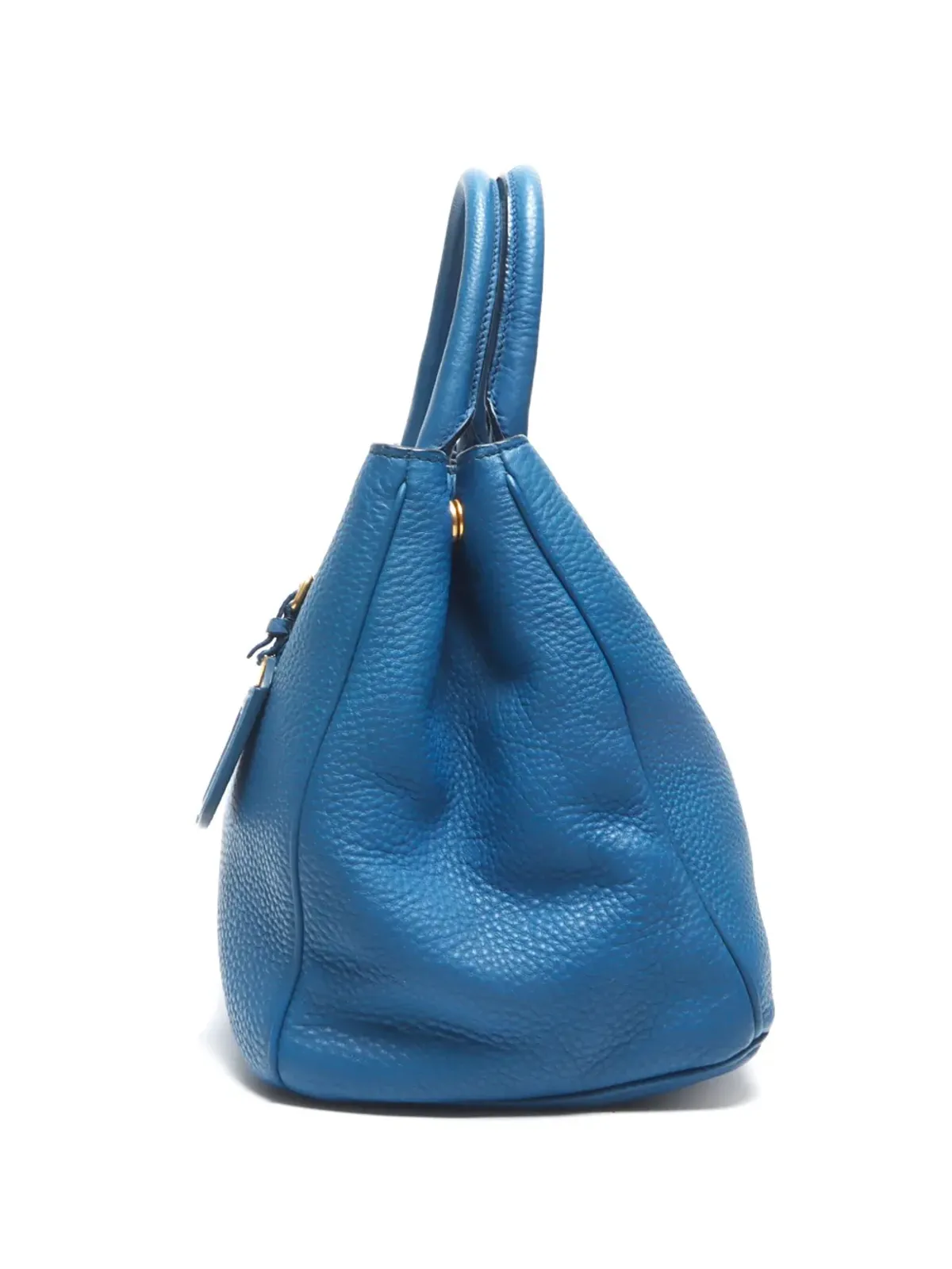 Prada ビンテージ 2000年代 ロゴレタリング ハンドバッグ ブルー - 画像4