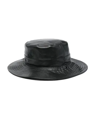 Kangol フェイクレザー帽子 ブラック - サムネイル1