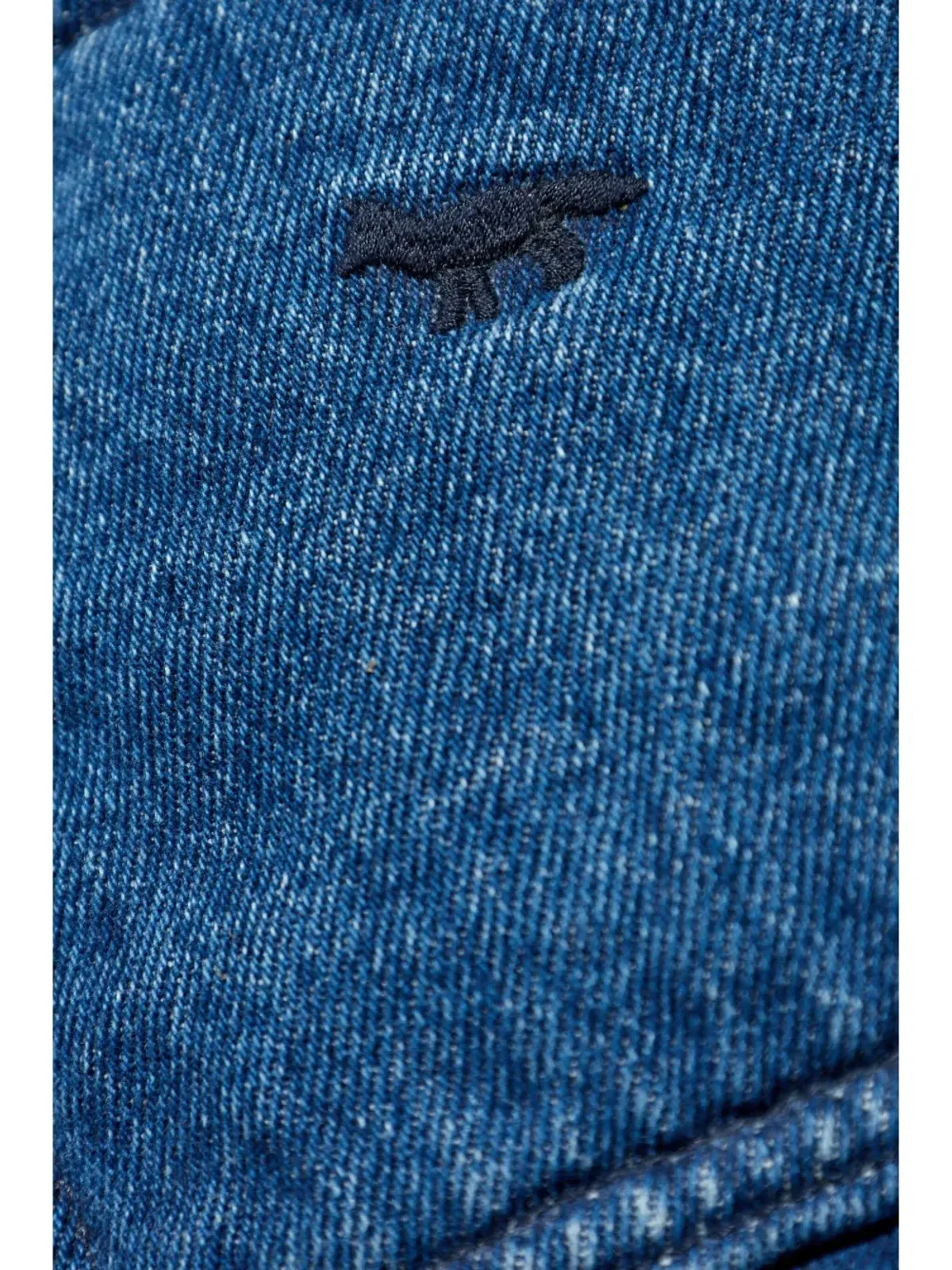 Maison Kitsuné パッド入り ワークウェア デニムジャケット ブルー - 画像5