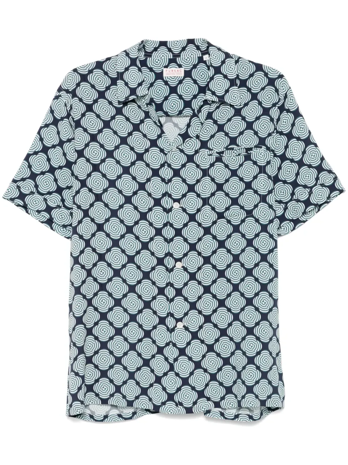 FURSAC アブストラクトパターンシャツ - 画像1