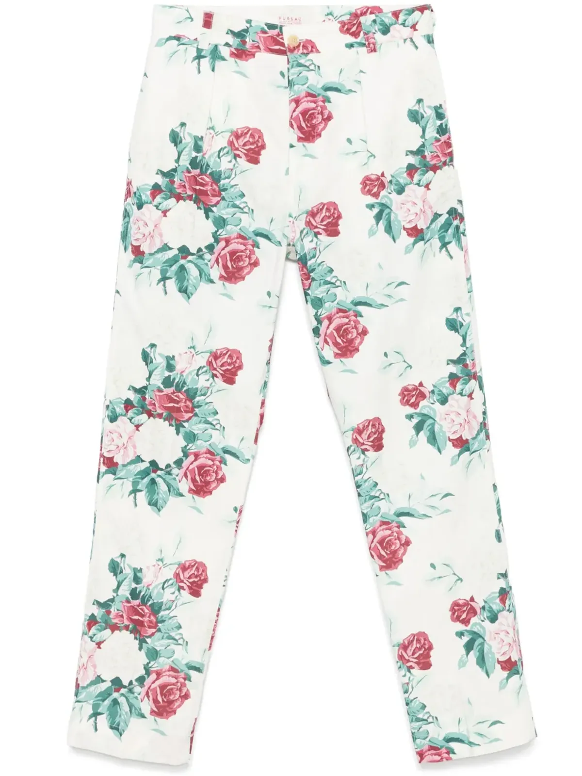 FURSAC 花柄プリントパンツ - White - 画像1