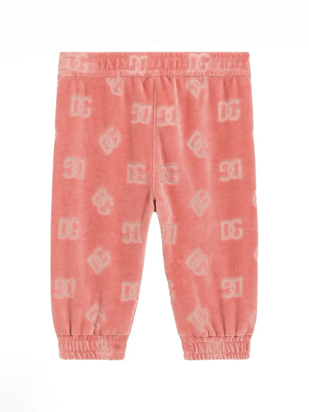 Dolce & Gabbana Kids ロゴジャカード トラックスーツ ボトムス ピンク - 画像2