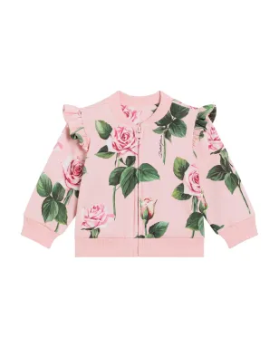 Dolce & Gabbana Kids フローラルプリント カーディガン ピンク - サムネイル1