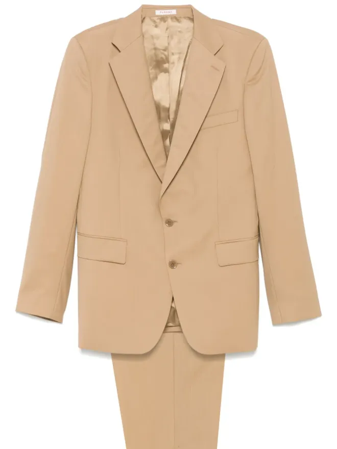 FURSAC FURSAC ツイル織りスーツ キャラメルブラウンの商品画像