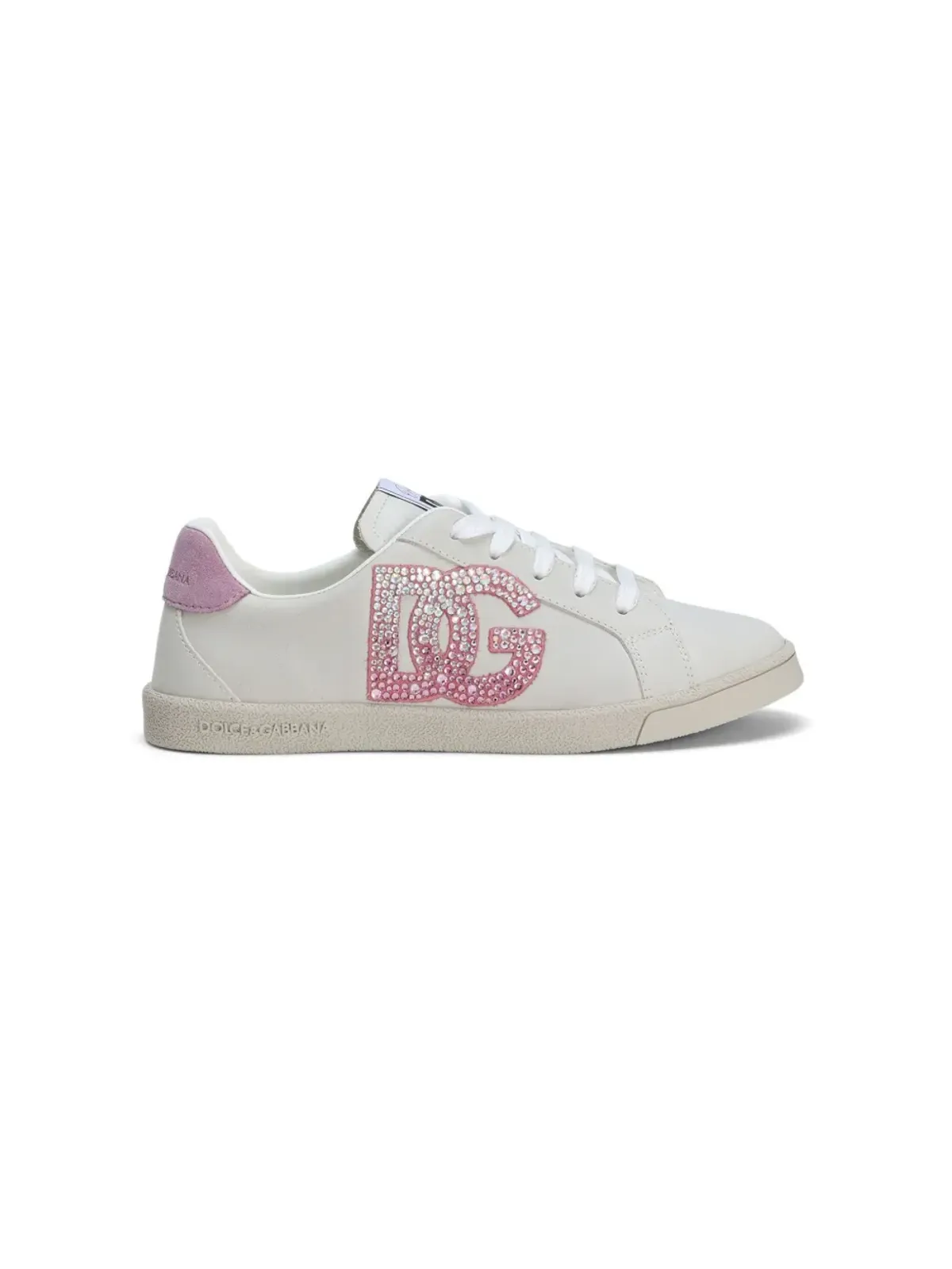 Dolce & Gabbana Kids ロゴアップリケ スニーカー - ホワイト - 画像2