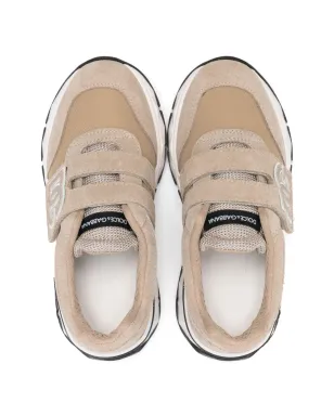 Dolce & Gabbana Kids ロゴ入りスニーカー - ニュートラルカラー - サムネイル3