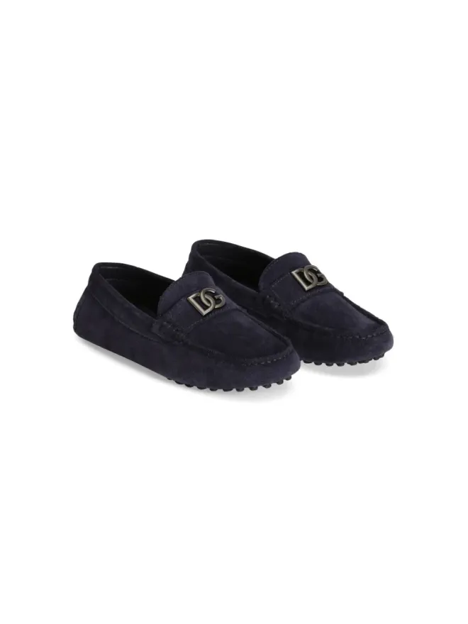 Dolce & Gabbana Kids Dolce & Gabbana Kids ロゴプレート ローファーの商品画像