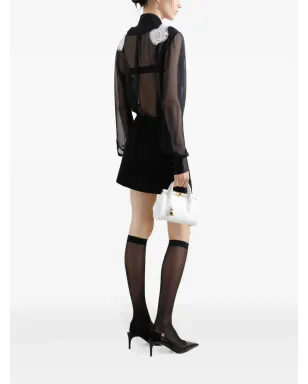 Dolce & Gabbana レーストリム付きミニスカート - サムネイル3